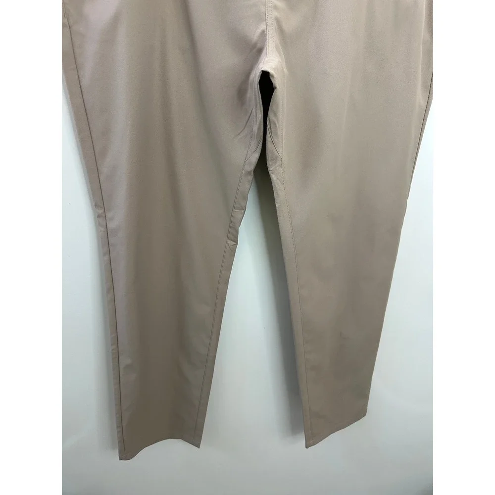 Jack Archer Jetsetter Tech Pants 38 x 32 Oak Khaki Straight Fit Performance Golf - Picture 4 of 11